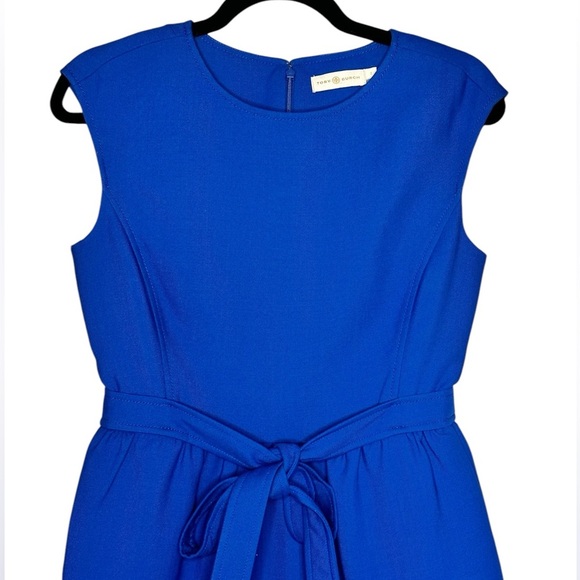 TORY BURCH Jane Dress in Blue Dahlia Size 2 - Picture 4 of 8